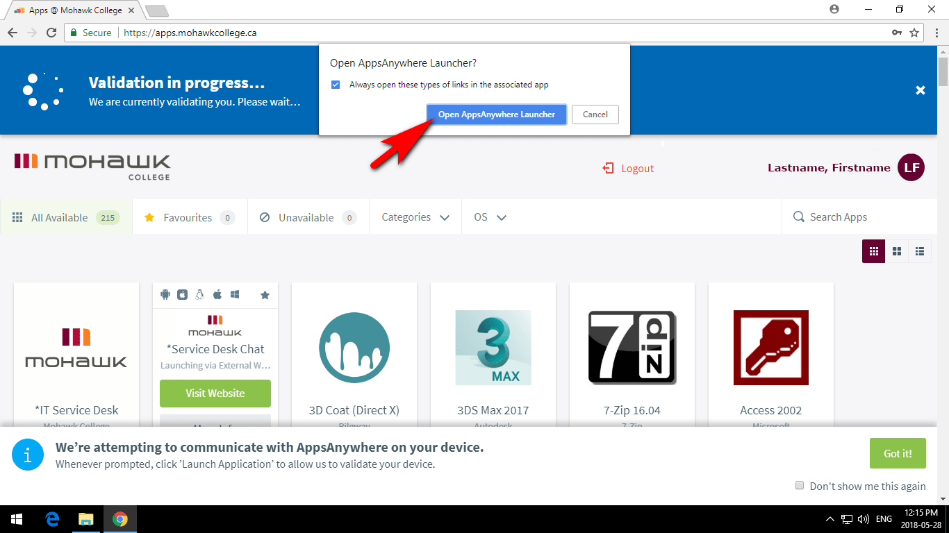 MohawkAPPS Installation Guides Mohawk College